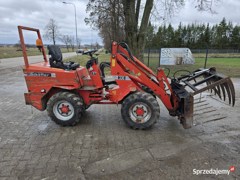 Miniładowarka SCHAFFER 336 4x4 krokodyl 125 Klepacze sprzedam