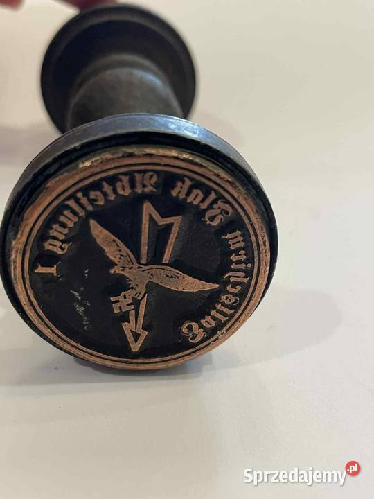 Stempel niemiecki Waffen SS małopolskie