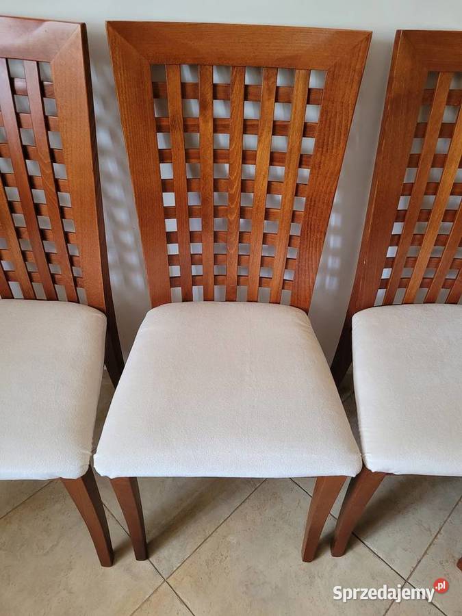 Krzesła kolonialne 6sztuk nowa tapicerka 46cm sprzedam