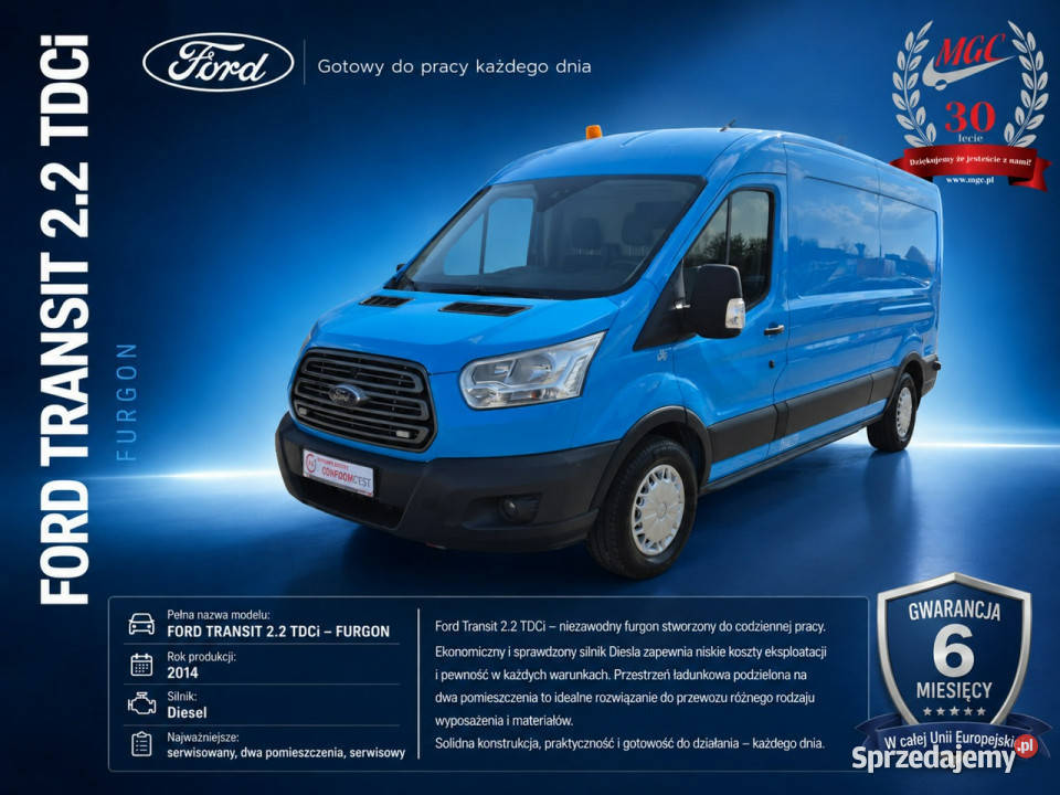 Ford Transit Ford Transit 22 TDCi L3H2 SERWISOWY Łaziska Górne