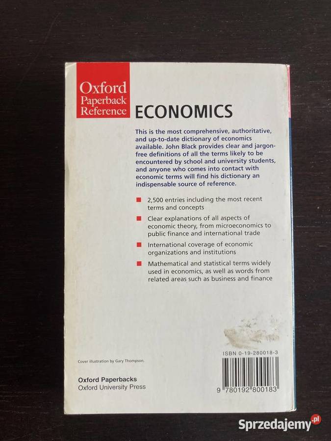 John Black Oxford Dictionary of Economics sprzedam