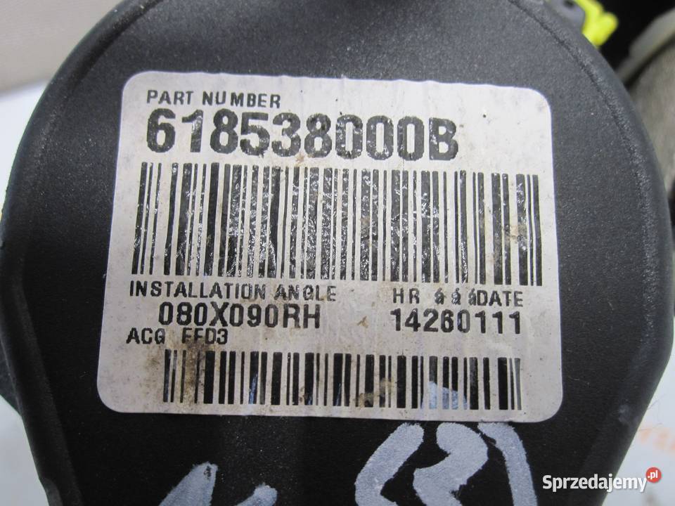 NISSAN LEAF I 11r pas bezpieczeństwa prawy świętokrzyskie sprzedam