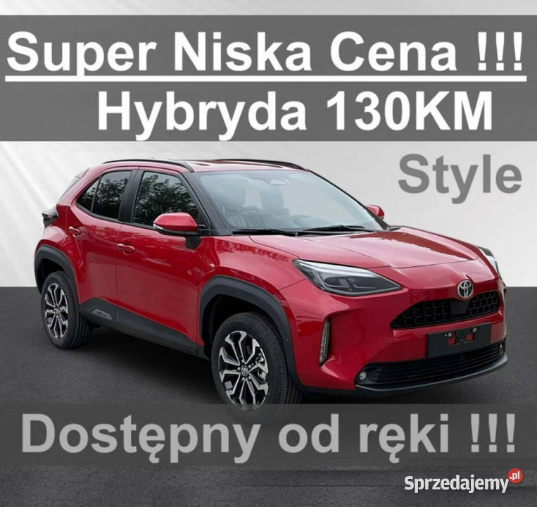 Toyota Yaris Cross 130 Style Super Niska Kamera isofix Szczecinek
