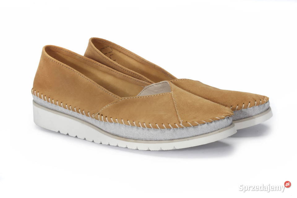 Espadryle ze skóry zamszowej 36 41 Kalwaria Zebrzydowska