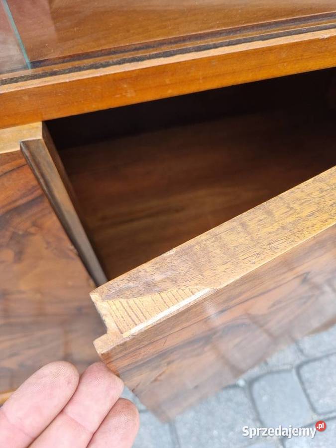 Nieduża Witryna Art Deco antyk vintage mazowieckie Sękocin Nowy