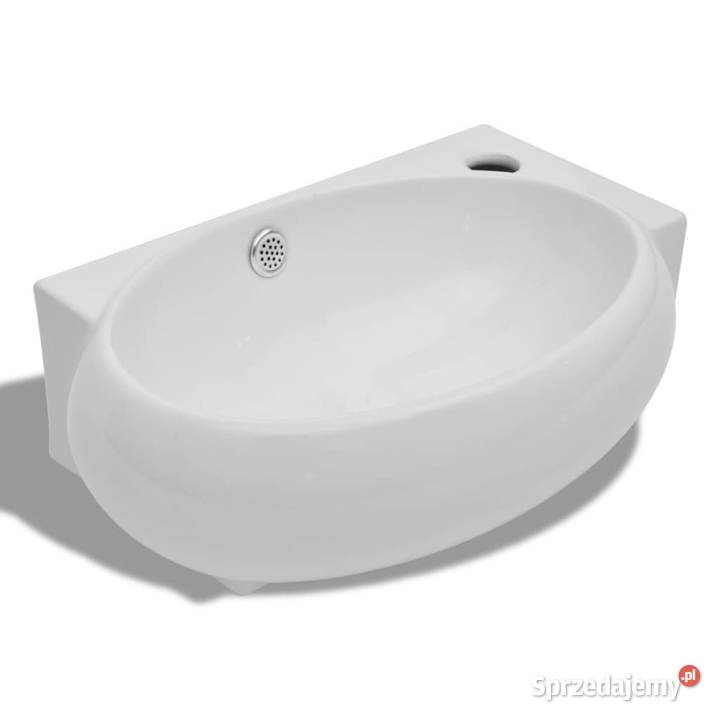 Ceramiczna umywalka z otworem przelewowym i na Warszawa