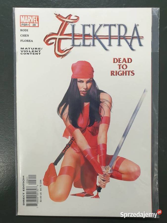 Elektra zestaw 6 oryginalnych komiksów Marvel Gdynia
