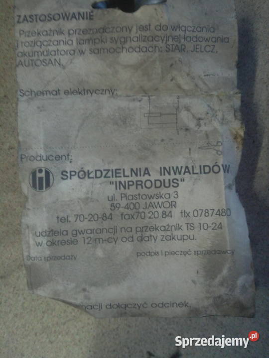 Przekaźnik JelczStarAutosan