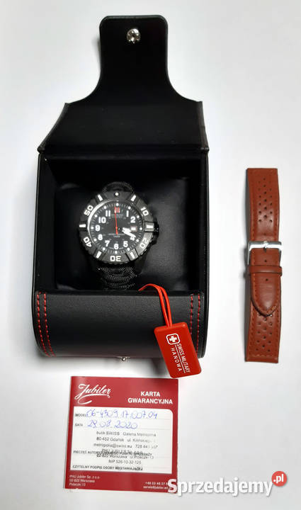 Zegarek szwajcarski SWISS MILITARY HANOWA Black Chorzów