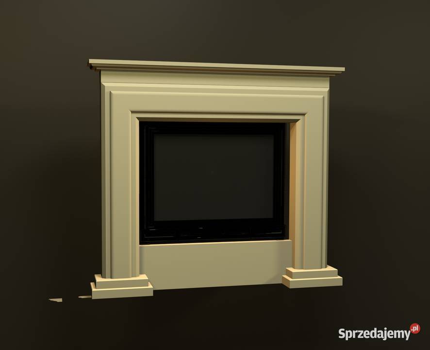 kominek portal kominkowy z kamienia Piece i kominki Warszawa