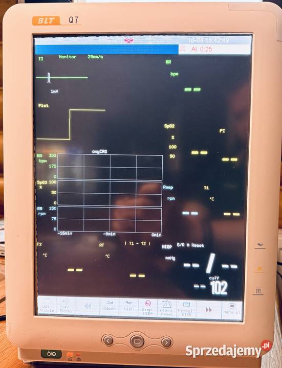 Kardiomonitor Biolight Q7 BLT Sprawny Grabina