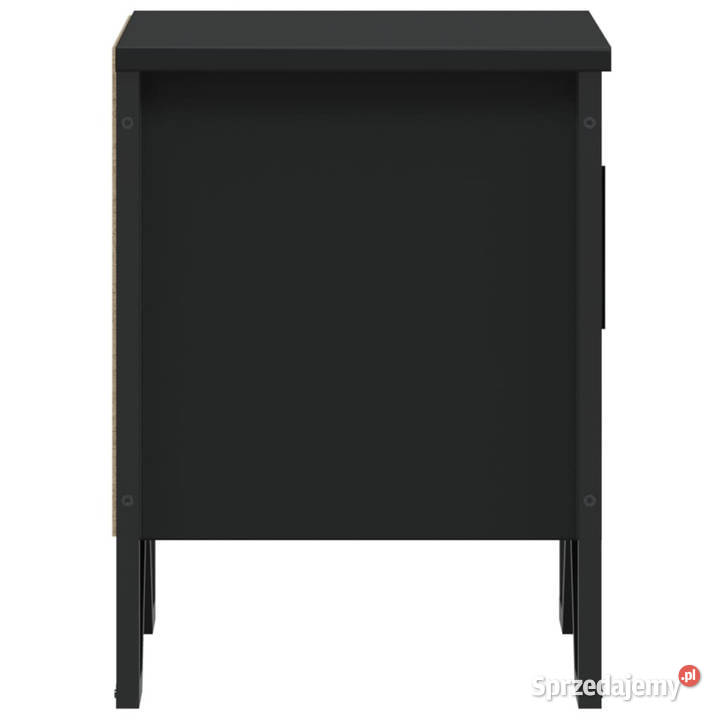 Szafka nocna czarna 40x30x40 materiał