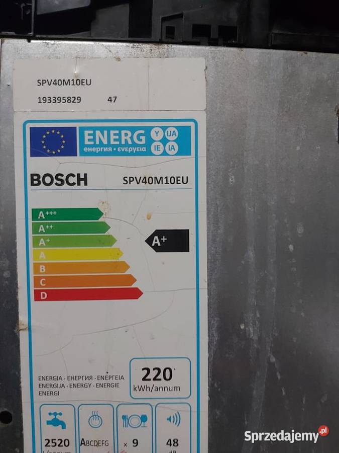 Dozownik na sól do zmywarki BOSCH SIEMENS kujawsko-pomorskie Bydgoszcz