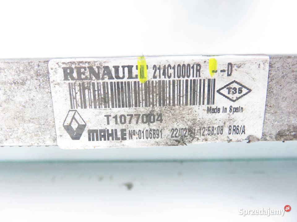 CHŁODNICA EGR RENAULT MASTER III 23 dCi Chłodnie wody