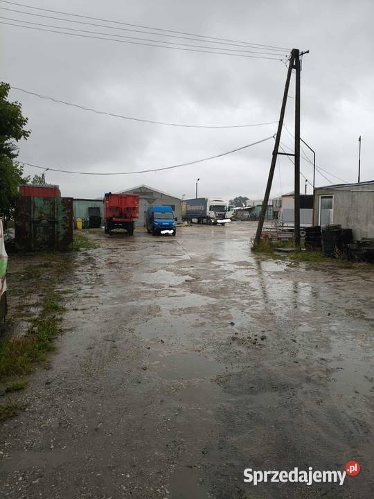 Sprzedam plac utwardzony Szembruk sprzedam