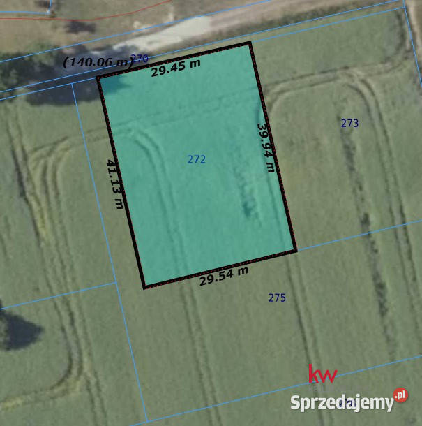 Grunt 1200m2 Sątok