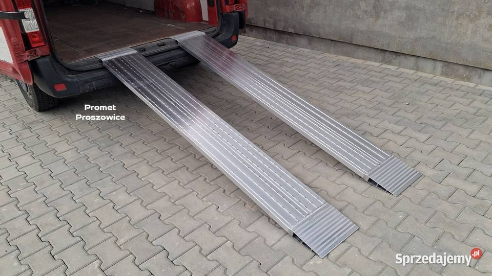 2 Najazdy Aluminiowe Panelowe 32 Frezowane Rampy i najazdy Proszowice