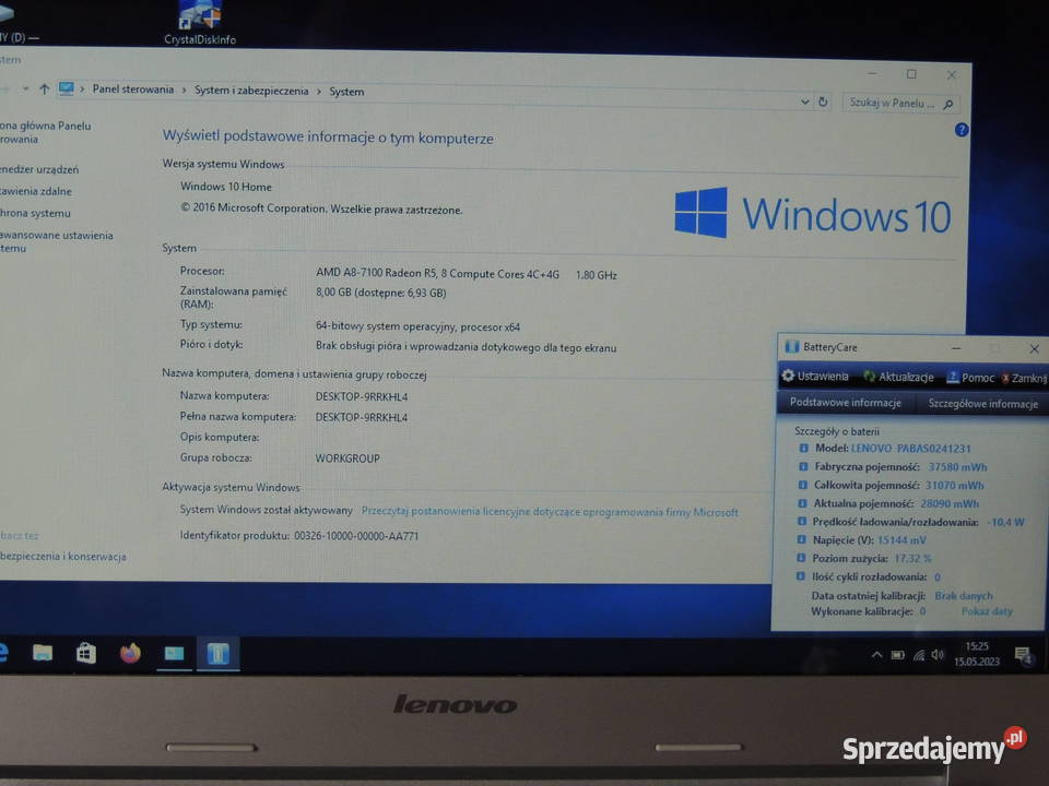 Lenovo Z5075 AMD A8 500