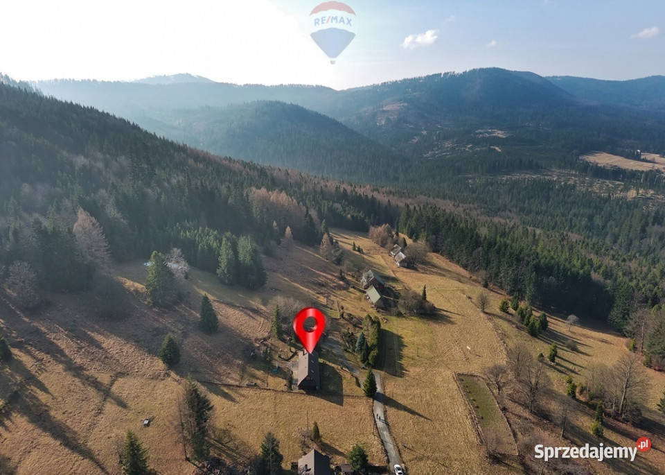 Dom w górach Soblówka 150 m działka 3000 m asfalt śląskie