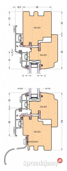 Okna i drzwi aluminiowodrewniane Siedlce
