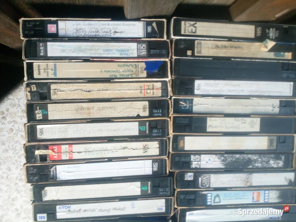 Kasety VHS 129 sztuk