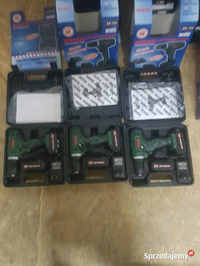 BOXER BX144 WIERTARKA WKRĘTARKA 18V LION 2Ah