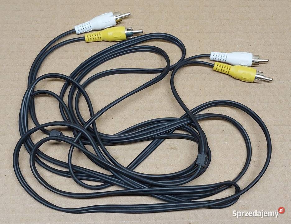 ZŁĄCZE KABEL PRZEDŁUŻACZ AV TV KAMERA 2X RCA Mielęcin