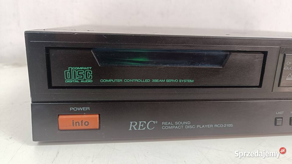 REC RCD210S Odtwarzacz płyt CD Odtwarzacze CD i MD wielkopolskie Poznań