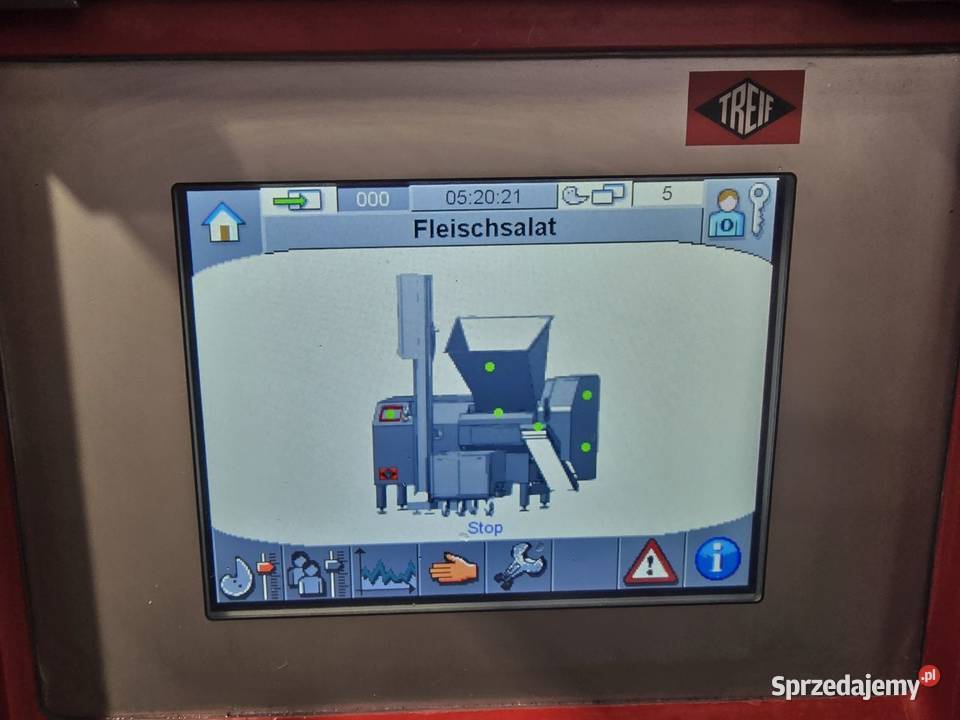 Kostkownica kostkarka do mięsa Treif Twister AT Niedźwiedź