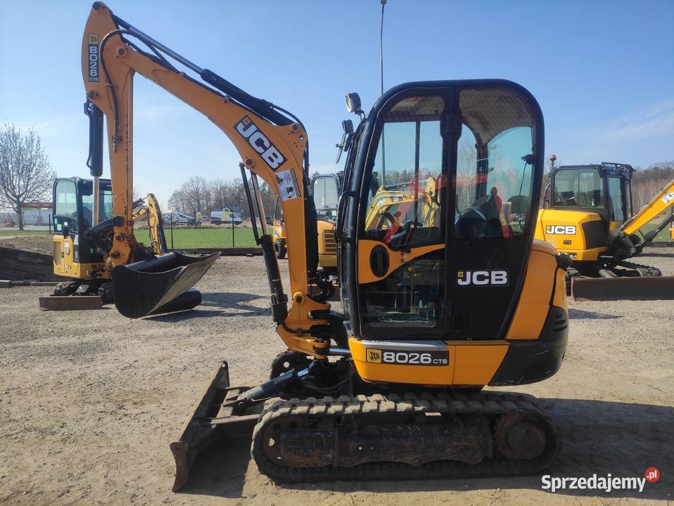 Minikoparka JCB 8026cts 2014r 4000 mtg Ryżki