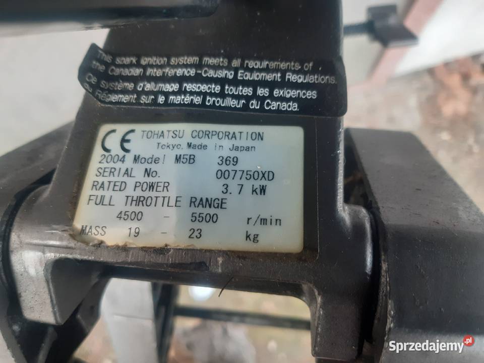 SILNIK ZABURTOWY TOHATSU 5 kujawsko-pomorskie Gogolinek