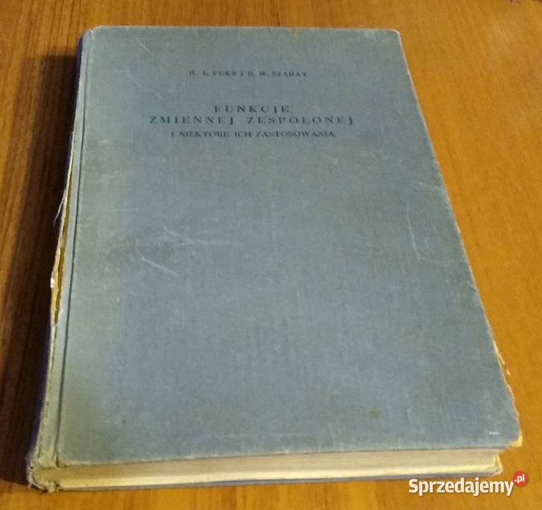Funkcje zmiennej zespolonej i niektóre ich studia Gdańsk