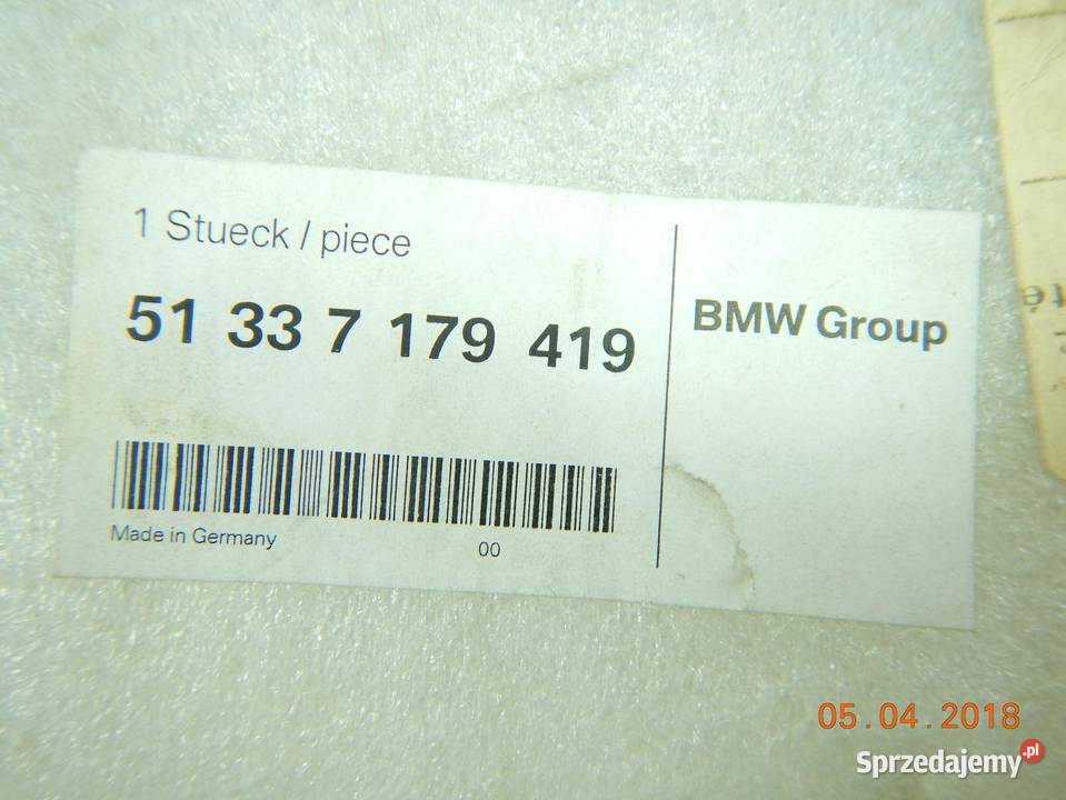 OSŁONA RAMY SZYBY SŁ B DRZWI PRZ LE X6 E72 Hybr