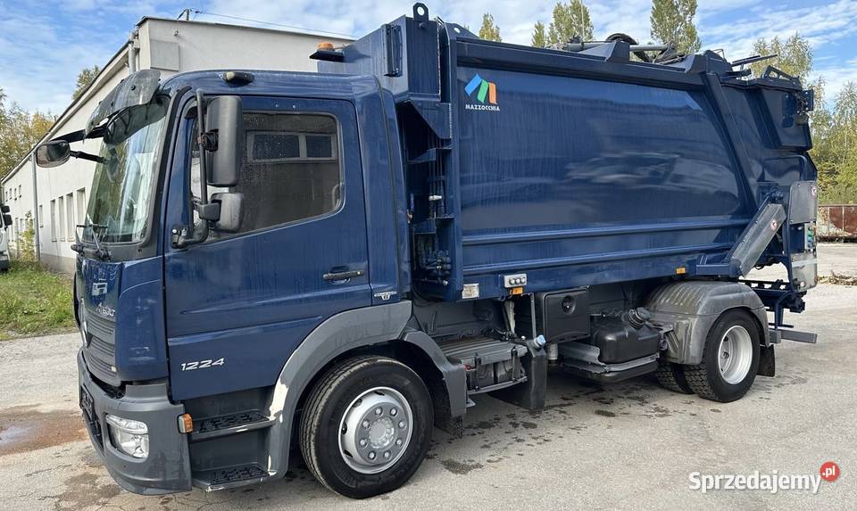 Mercedes Atego 1224 śmieciarka dwie komory EURO Nowiny
