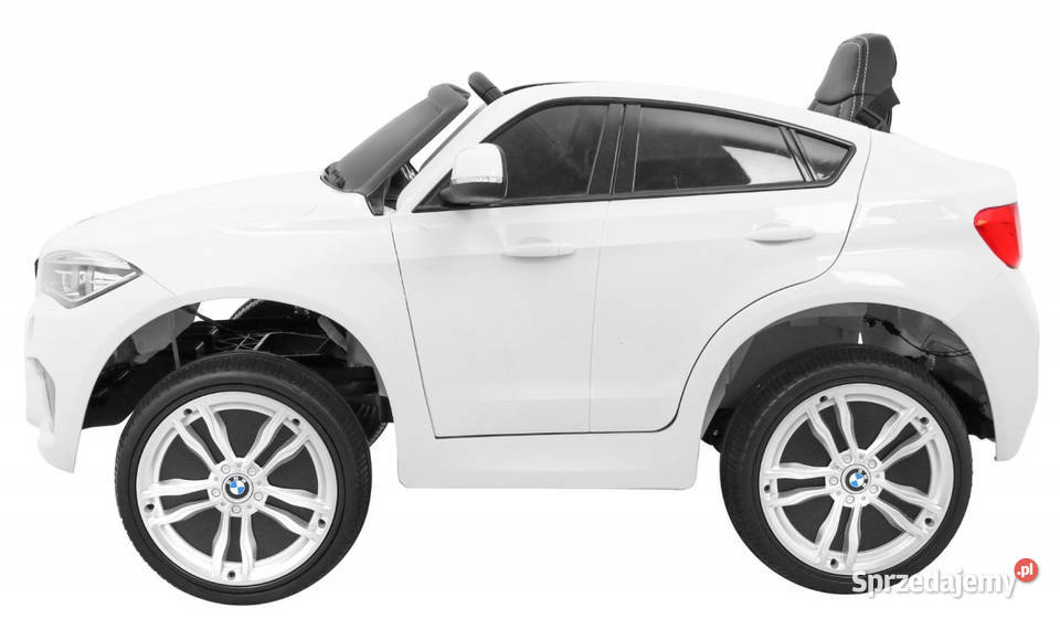 Auto na akumulator BMW X6M białe EVA 2x45W Warszawa