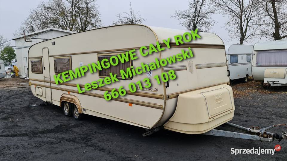 Przyczepa Kempingowa 72m x 24 KEMPINGOWE Camping VAT marża Piotrków Kujawski