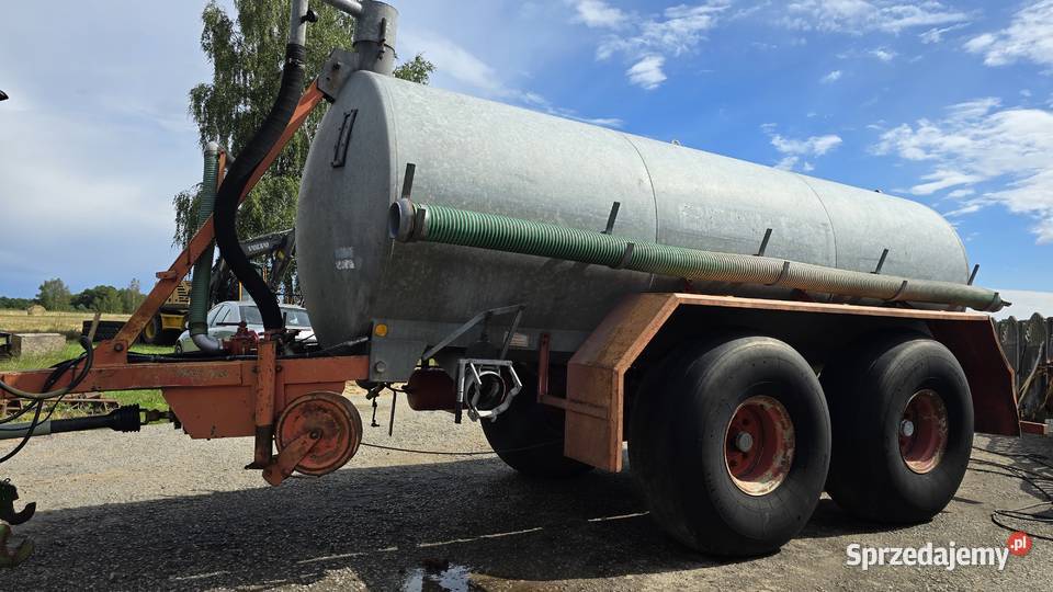 Beczkowóz 10000 beczka asenizacyjna joskin 14000 łódzkie Brzeziny sprzedam