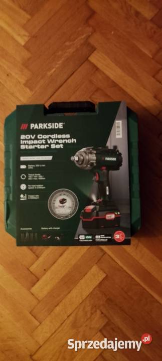Klucz udarowy Parkside PASSK 20Li C4