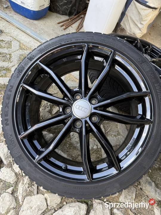 Felgi 18 5x112 z ładnymi zimowkami Brzana sprzedam