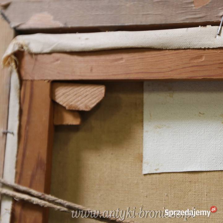 Bukiet kwiatów olej na płótnie RBoret lata Warszawa