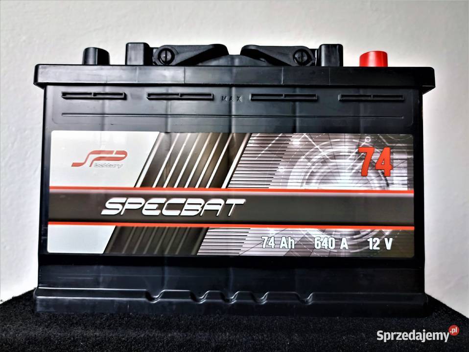 Akumulator SPECBAT 74Ah 640A P wysokiniski mazowieckie Dębe Wielkie