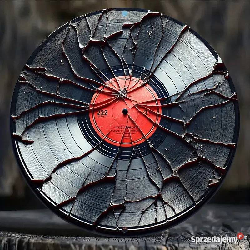 płyta winylowa imitacja jako ozdoba VINTAGE Swarzędz