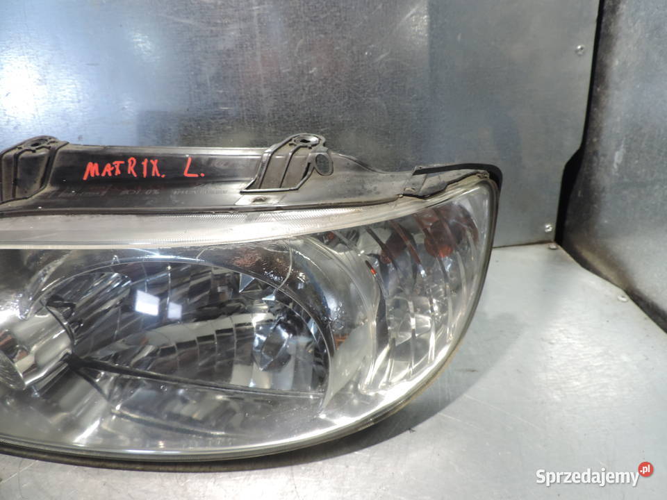 HYUNDAI MATRIX LAMPA LEWA PRZEDNIA Lampy przednie małopolskie