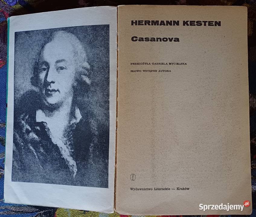 Casanova Hermann Kesten miękka Kraków