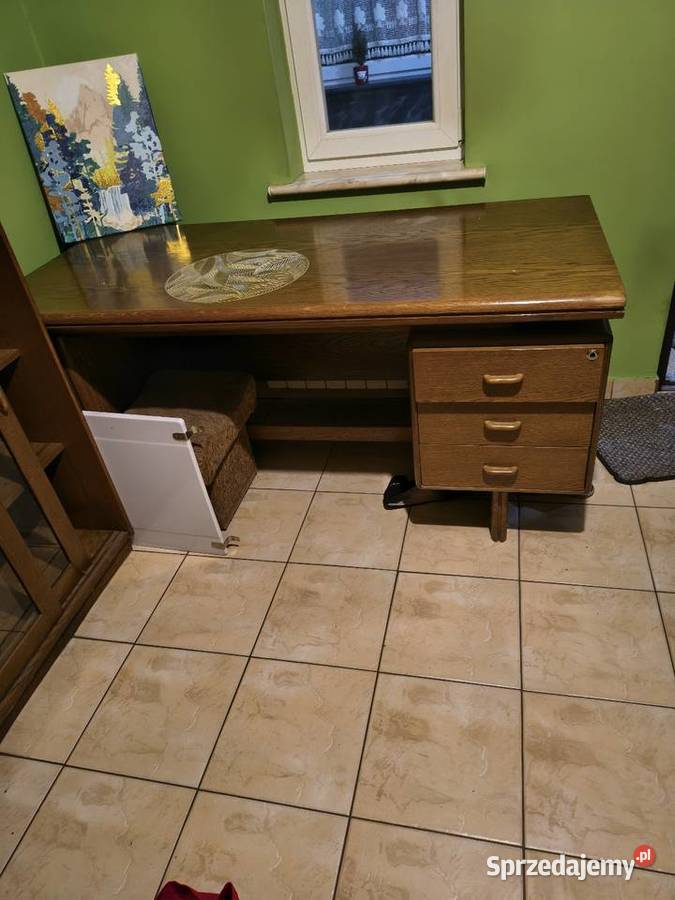 Biurko z drewna dębowego Jarocin