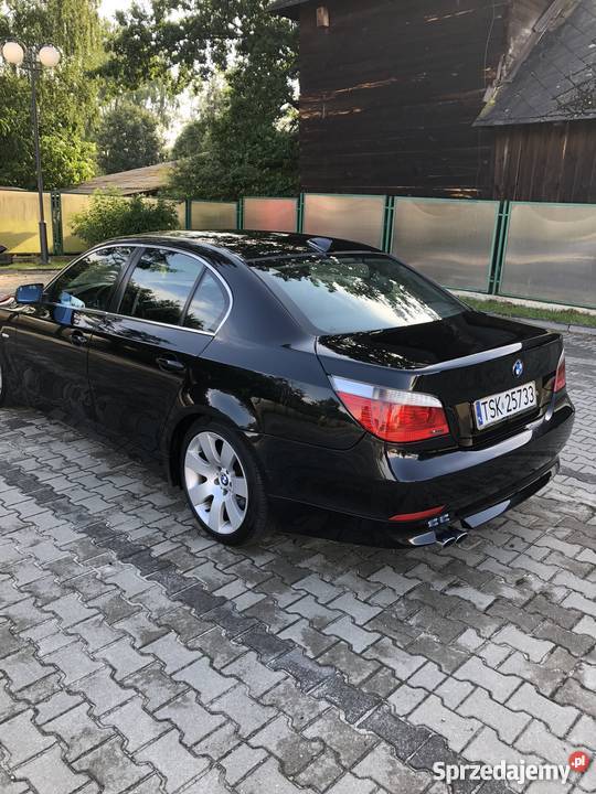 BMW E60 525i Benzyna Gaz Czarny Met Zadbany