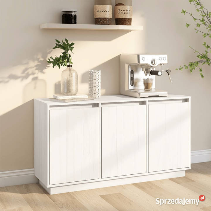Szafka biała 111x34x60 lite drewno sosnowe Warszawa sprzedam