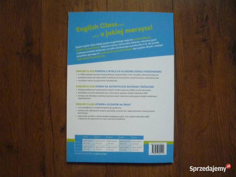 English Class Students Book A1 Kl 5 Podręcznik zachodniopomorskie Szczecin