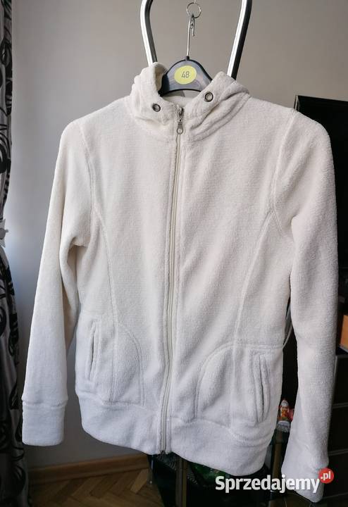 BIAŁA BLUZA Z KAPTUREM HALENS R 3638 Łódź sprzedam