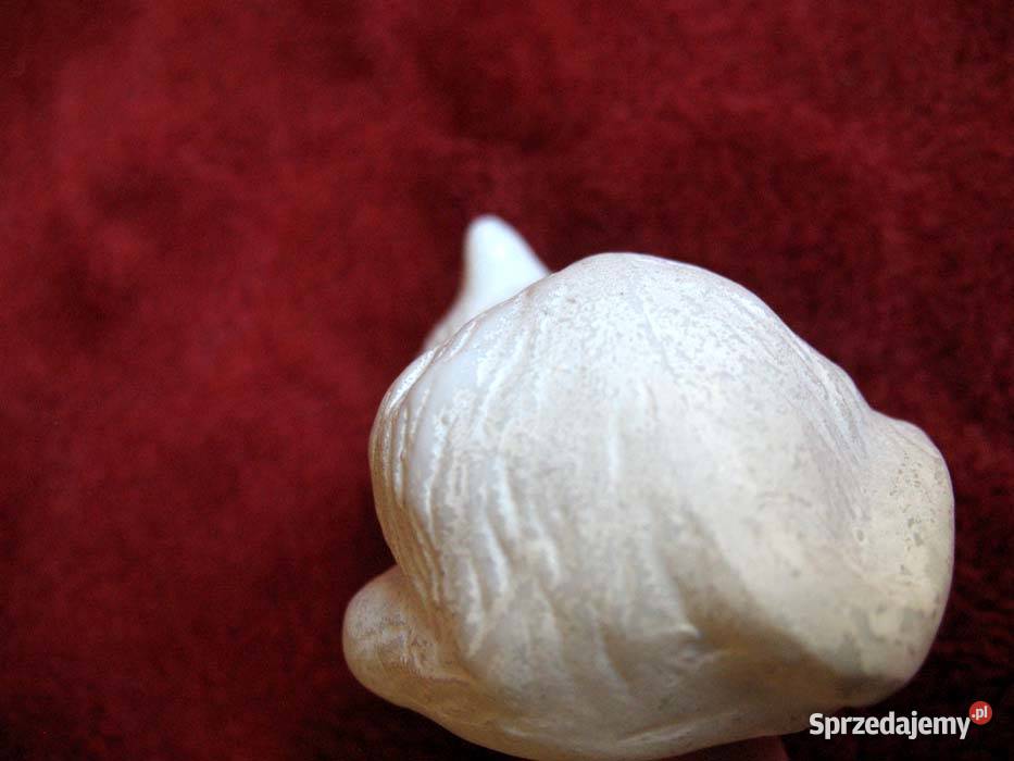 Kot mały śpiący kotek figurka z ceramiki 35 x 7 mazowieckie Siedlce